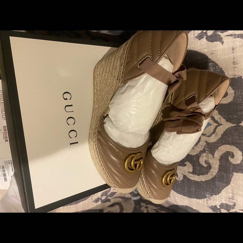 Gucci Wedge Sandals